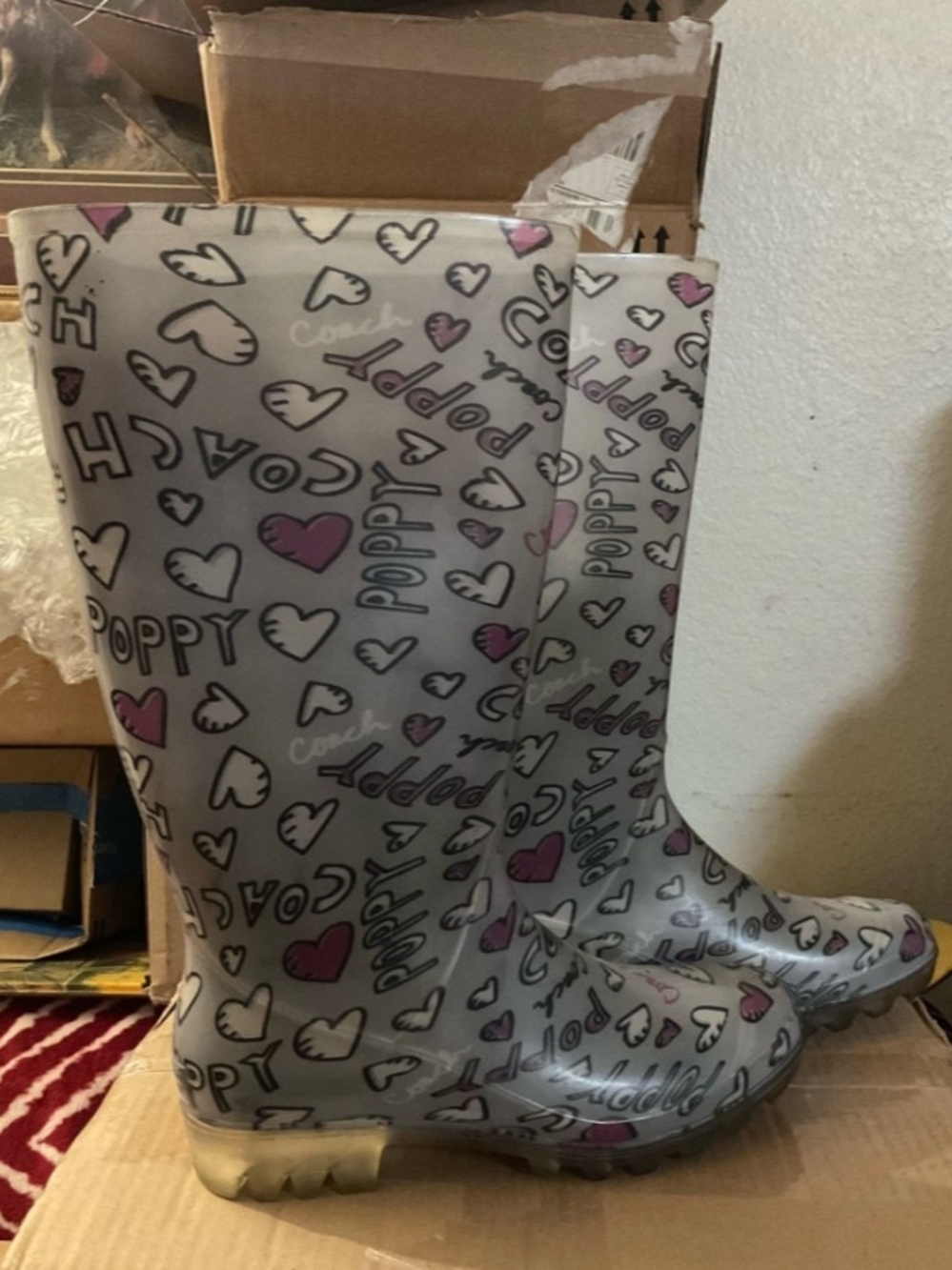 Decorated Rain Boots